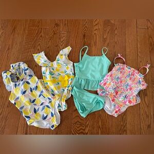 Colorful Baby Onesies and Swimsuits Set
